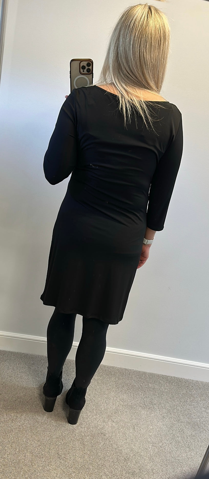 Wallis black flattering dress size 16