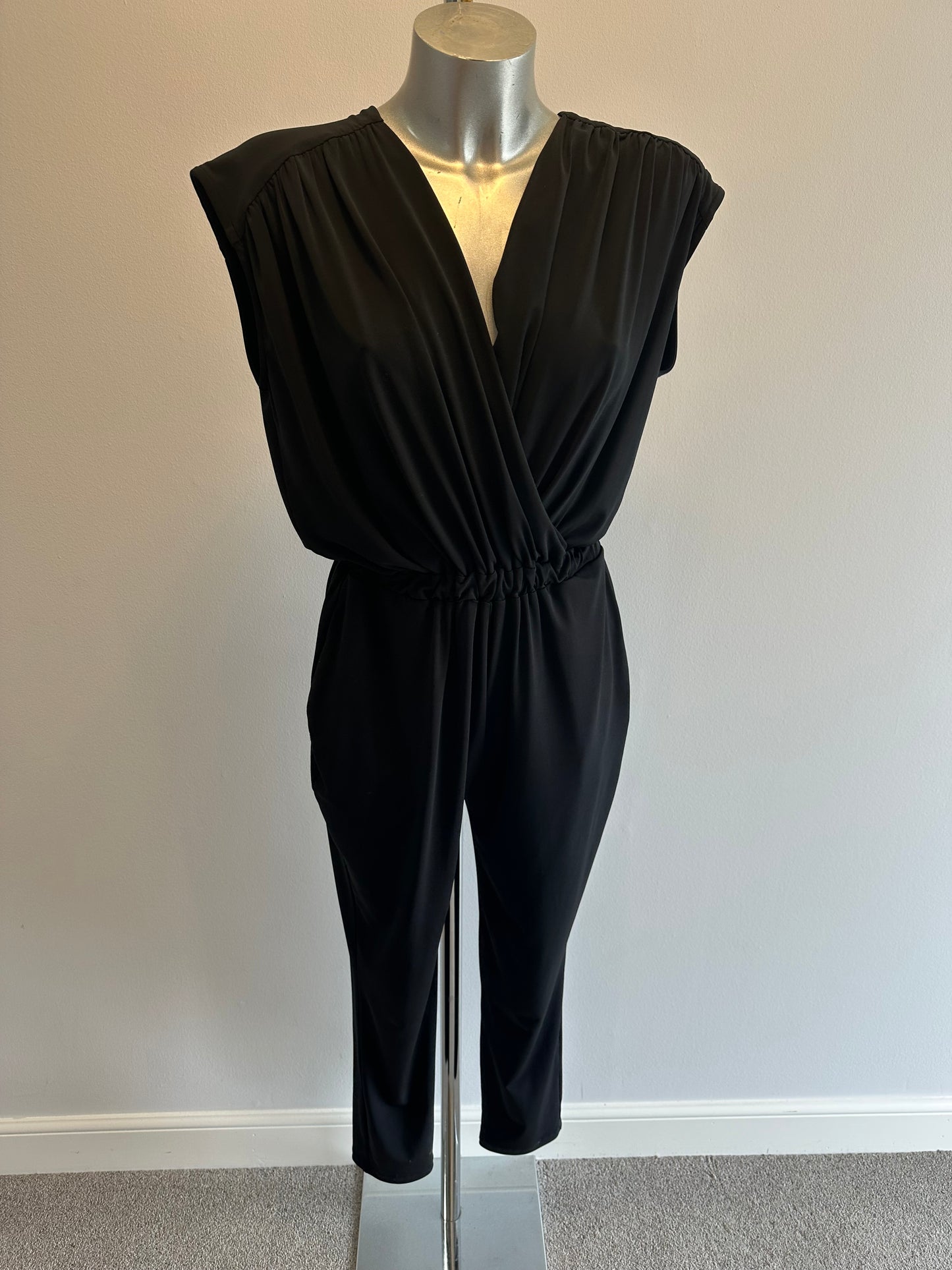 Autograph black jumpsuit size 8