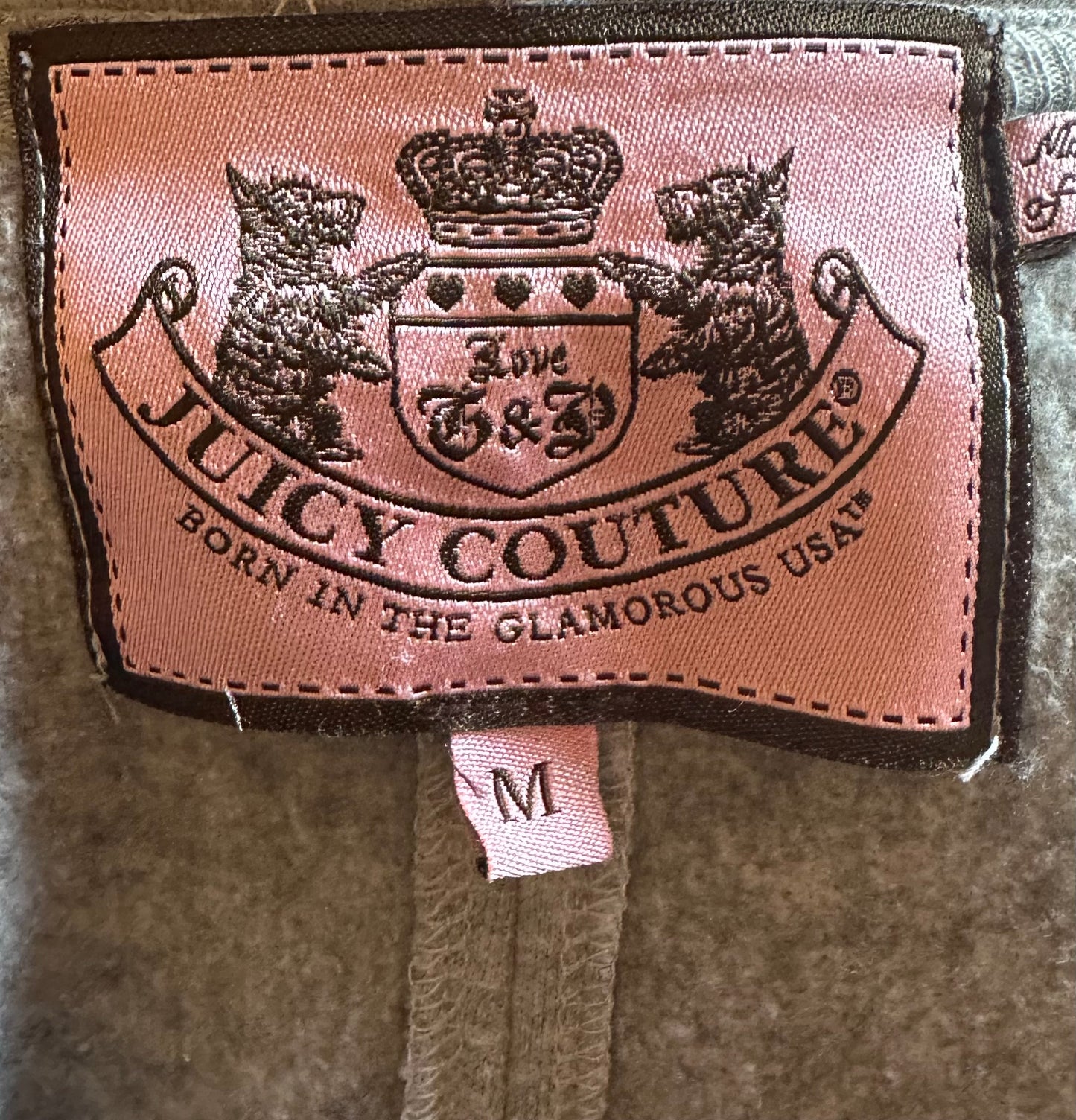 Juicy Couture grey coatigan size M (would fit upto size 14)