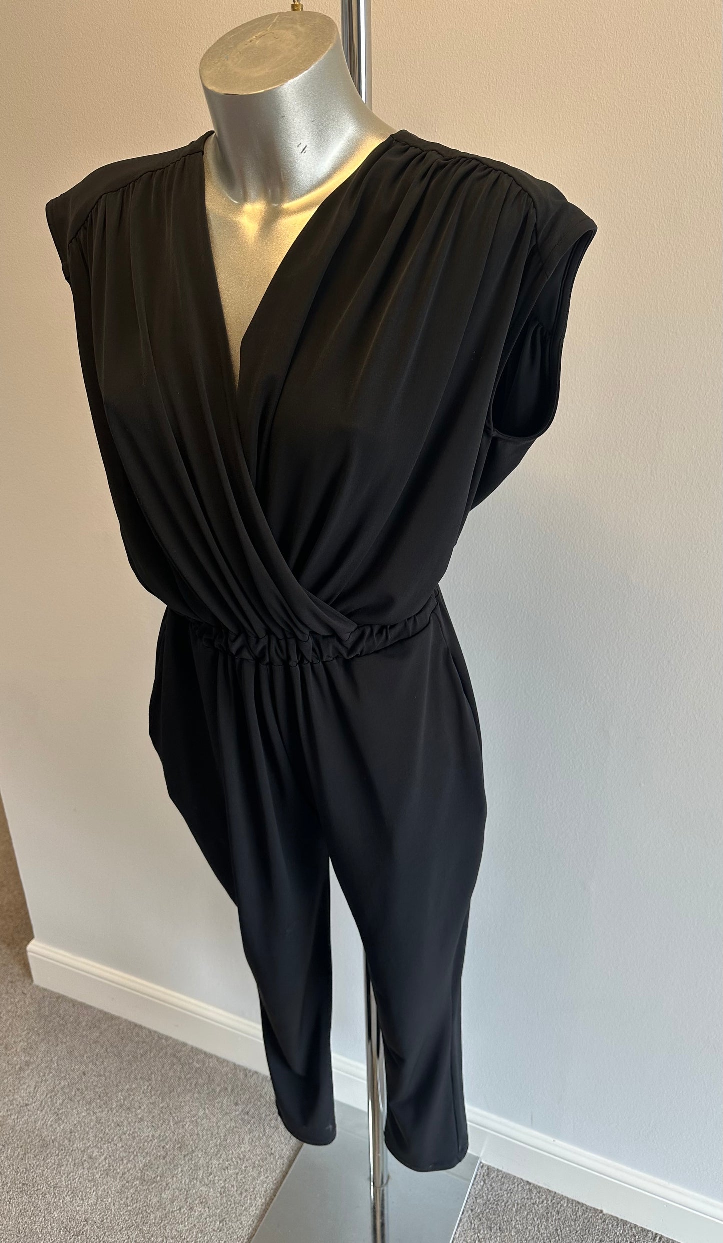 Autograph black jumpsuit size 8