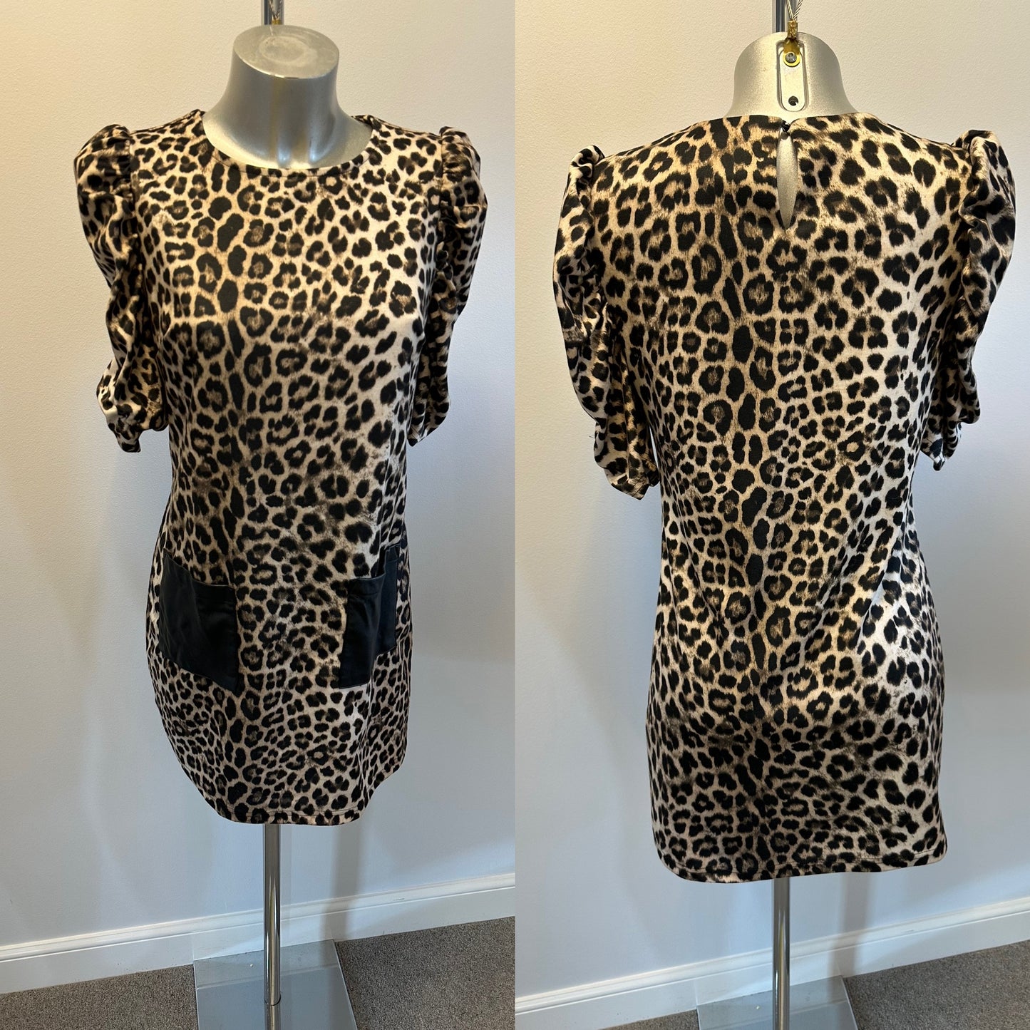 Dorothy Perkins animal print dress size 8
