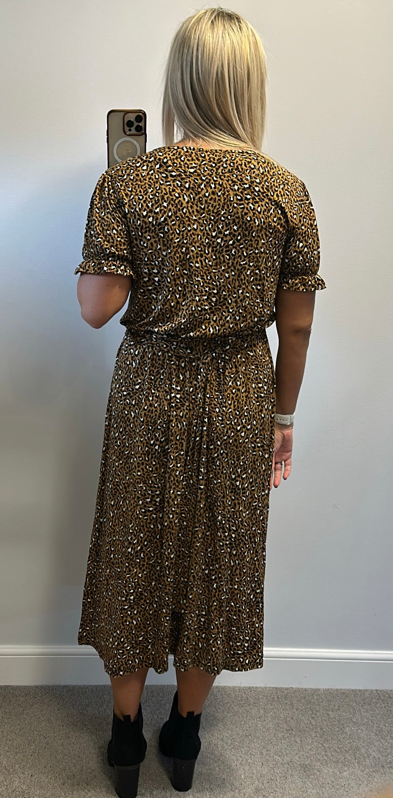 Tu animal print dress size 14