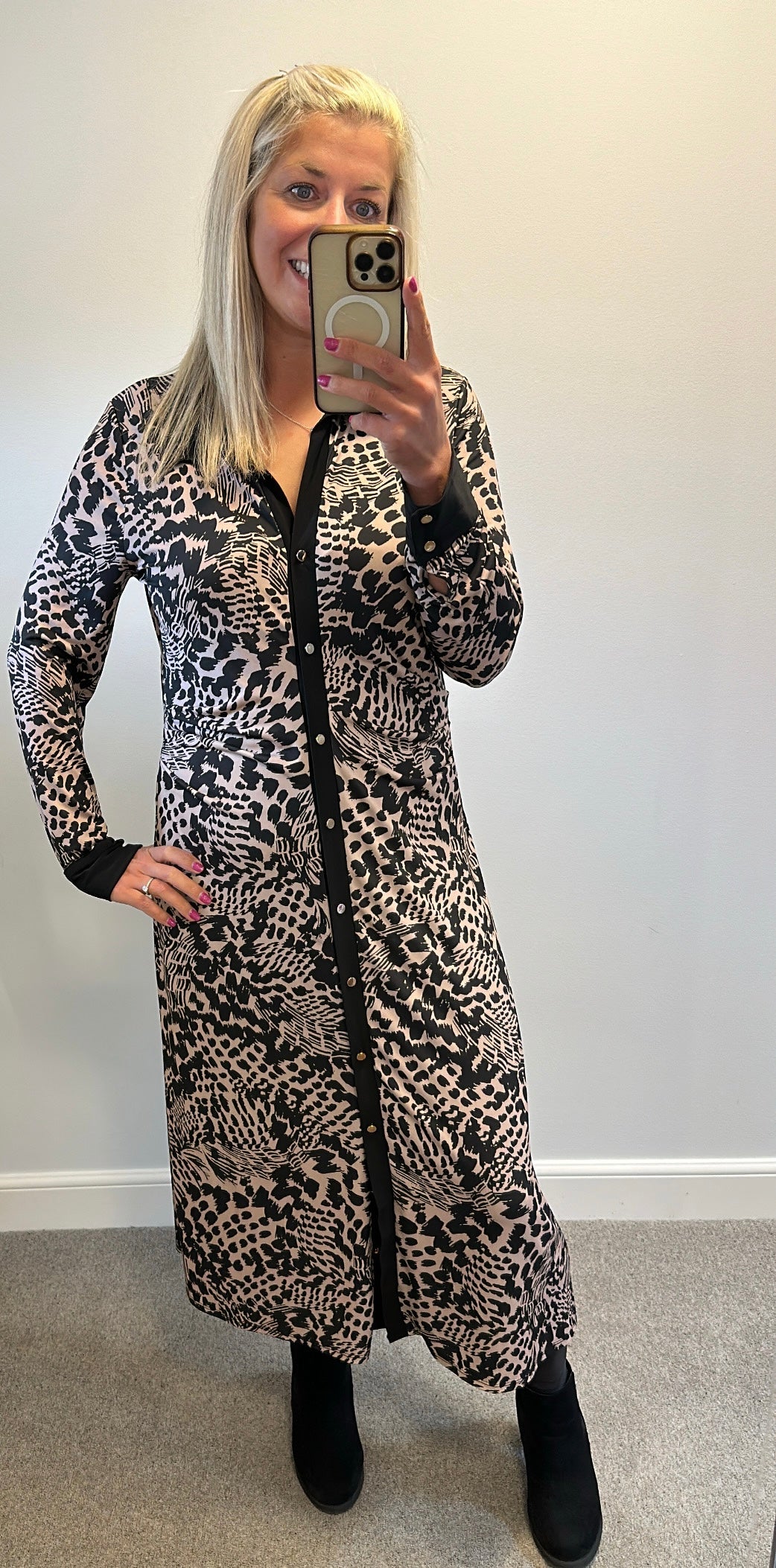 Lipsy animal print dress size 18