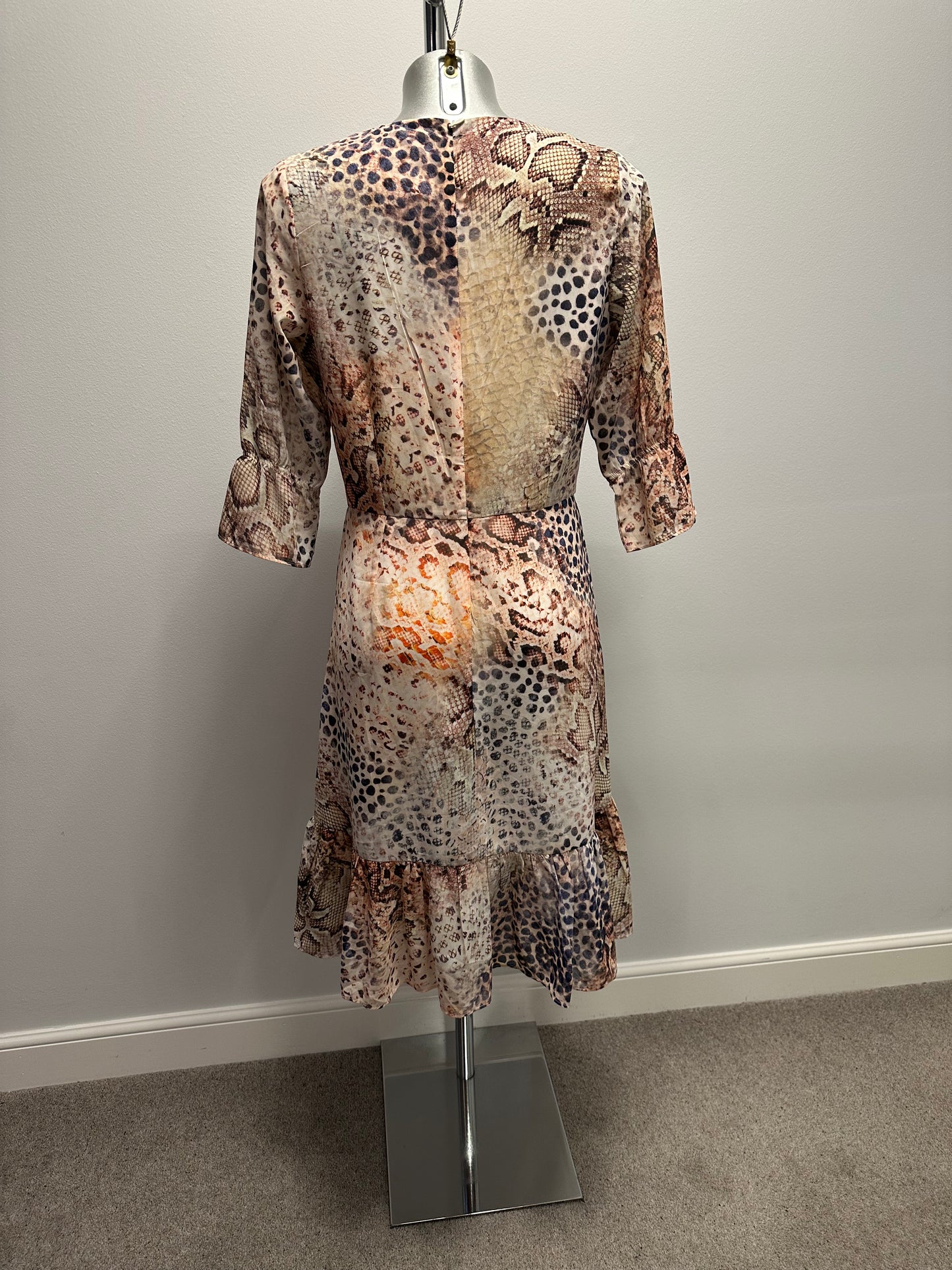 Sosander snakeskin print dress size 12