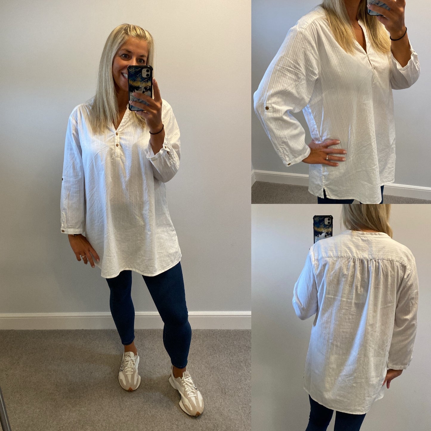 Mountain warehouse white blouse size 20