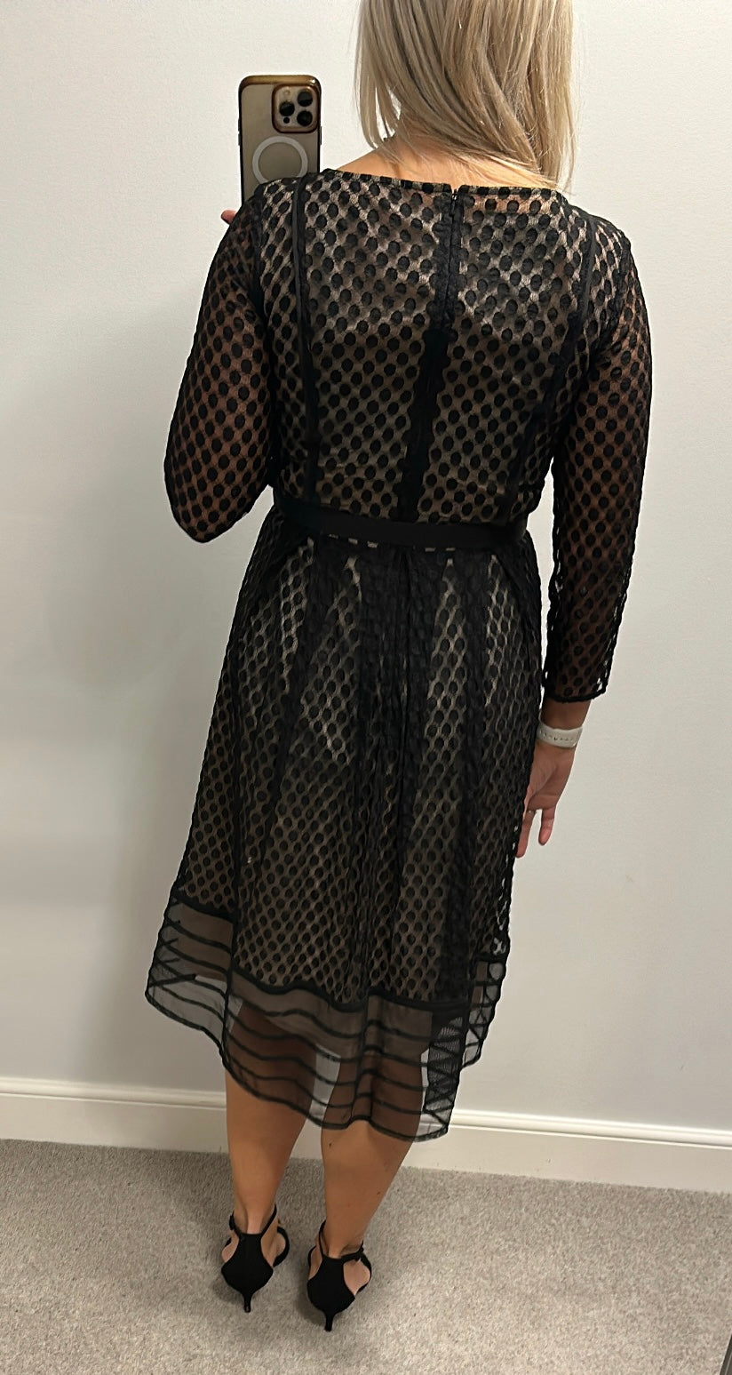 Betty Jackson black dress size 12