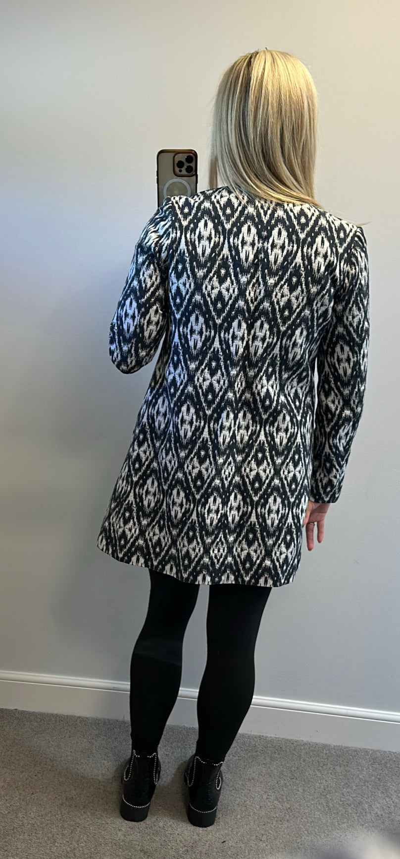 Marks and Spencer’s navy print jacket size 10