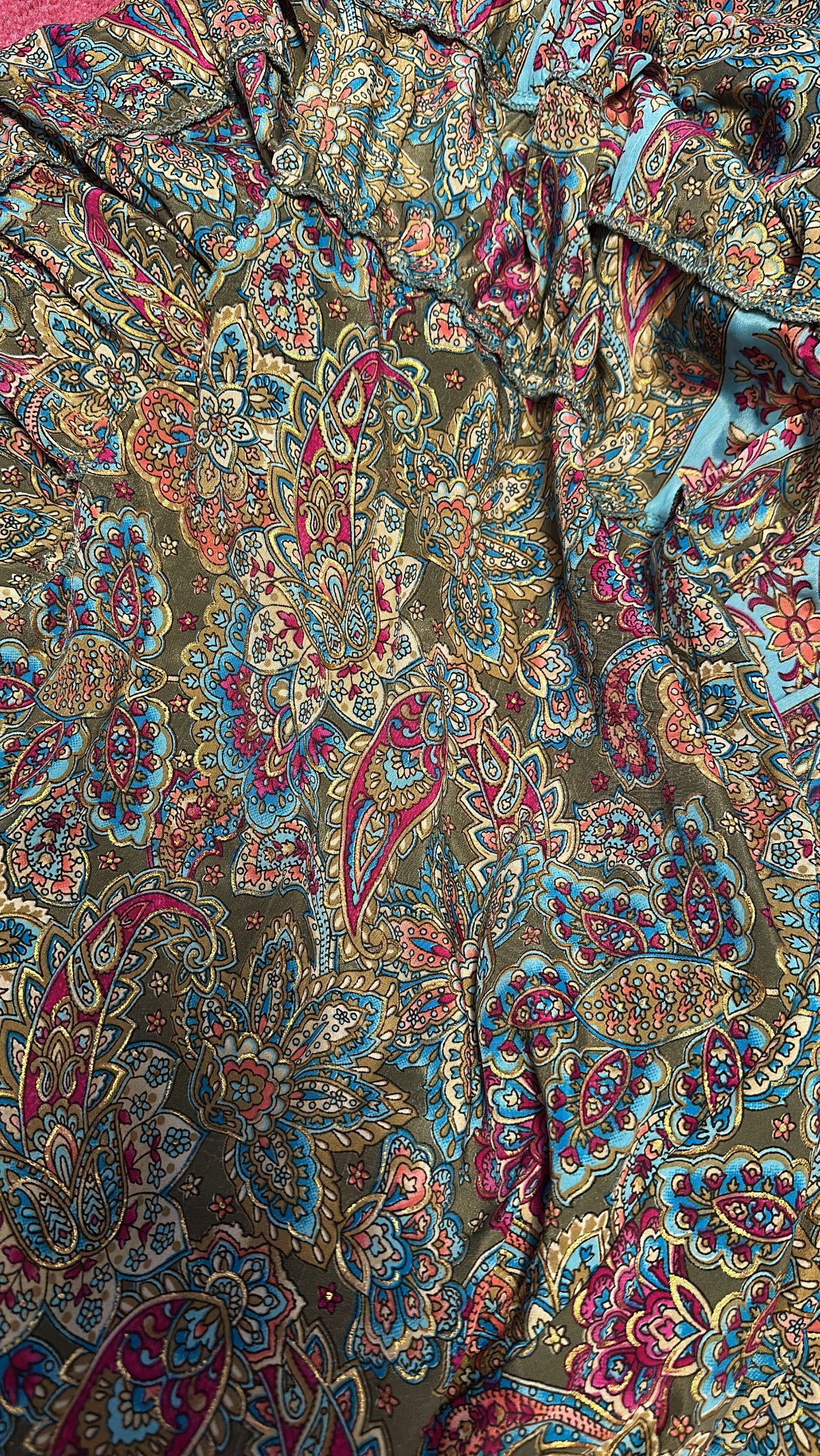 Cienna paisley print dress size M would fit upto size 14