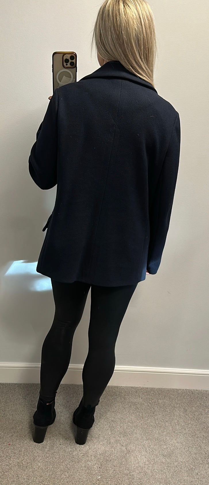 Next navy blazer jacket size 16