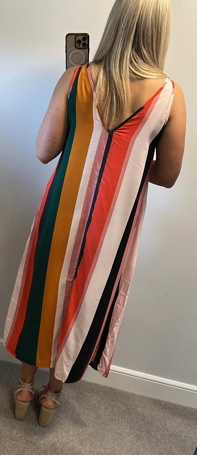 Next stripe dress size 16