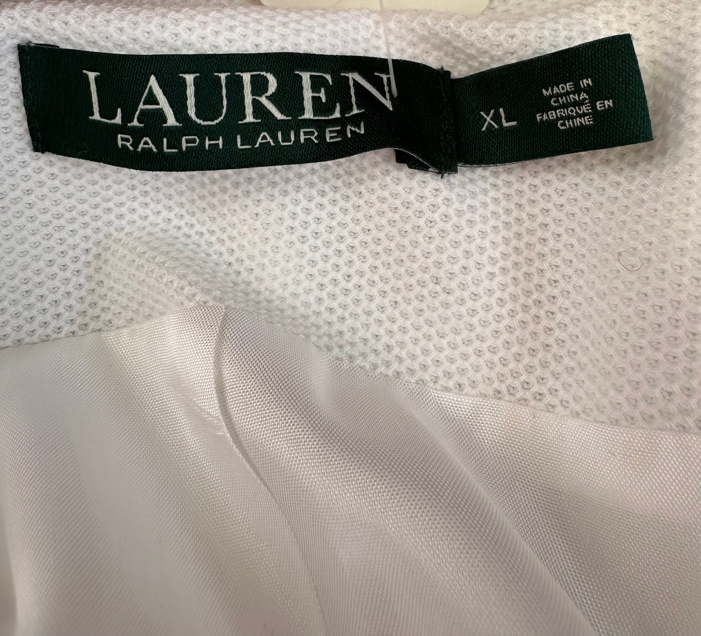 Ralph Lauren white blazer size XL