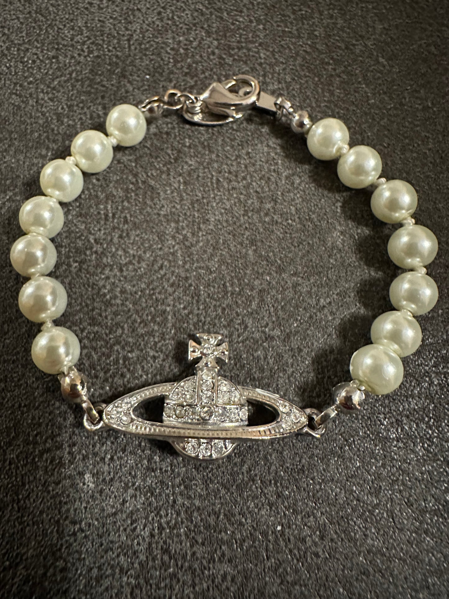 Pearl inspired orb bracelet
