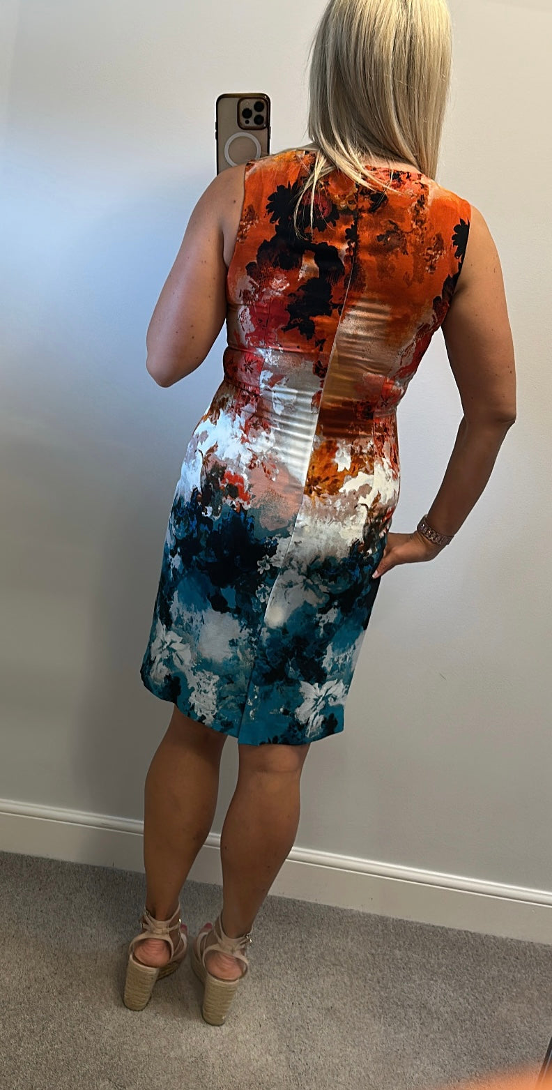 Adrianna Papell floral dress size 12