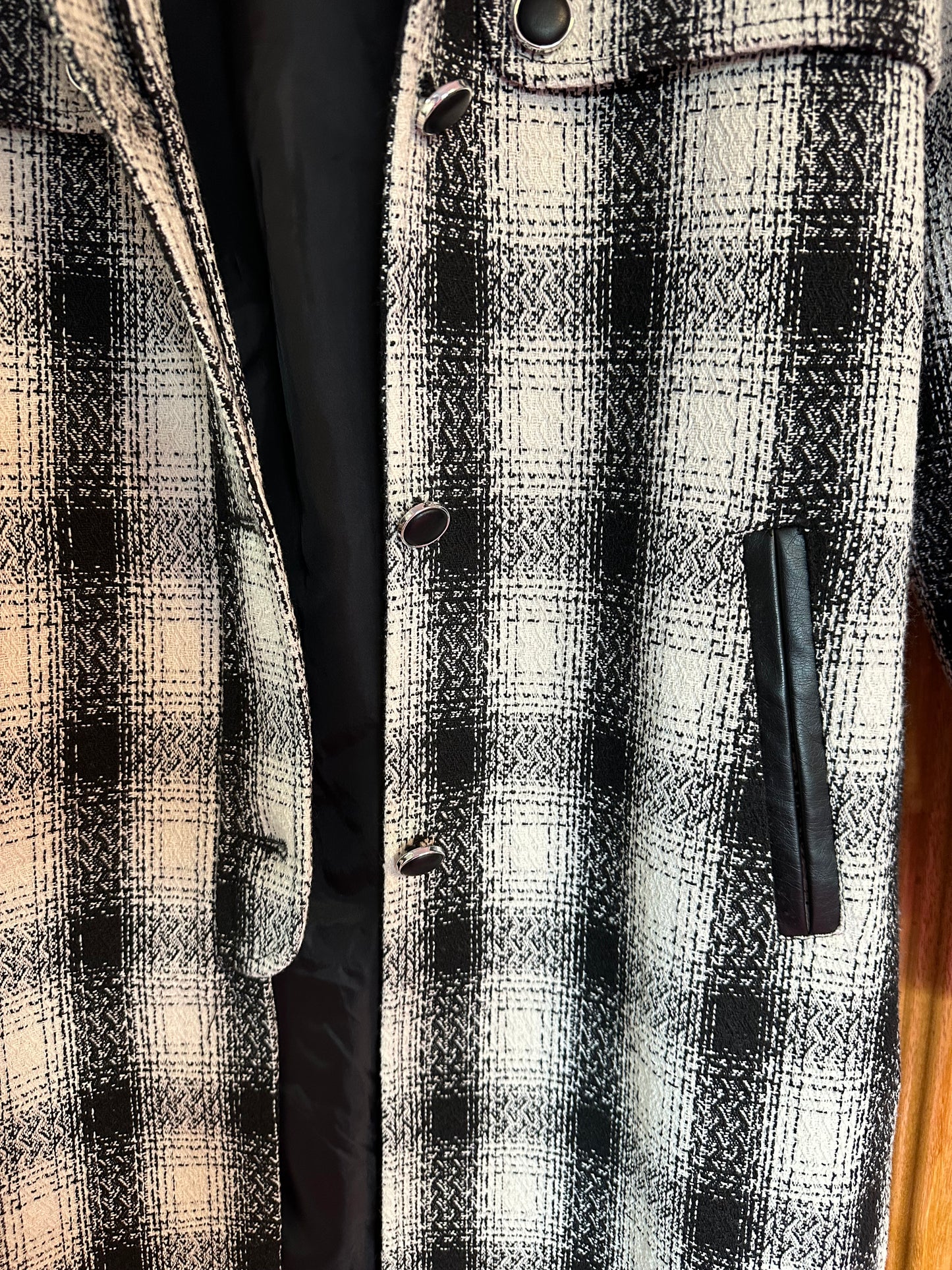 W by Wallis collection Check Contrast Collar Trench Coat