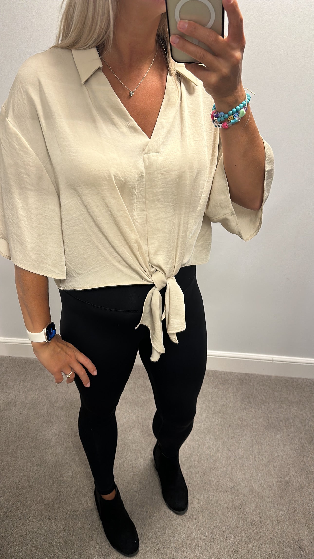 F&F beige / champagne gold top size 16