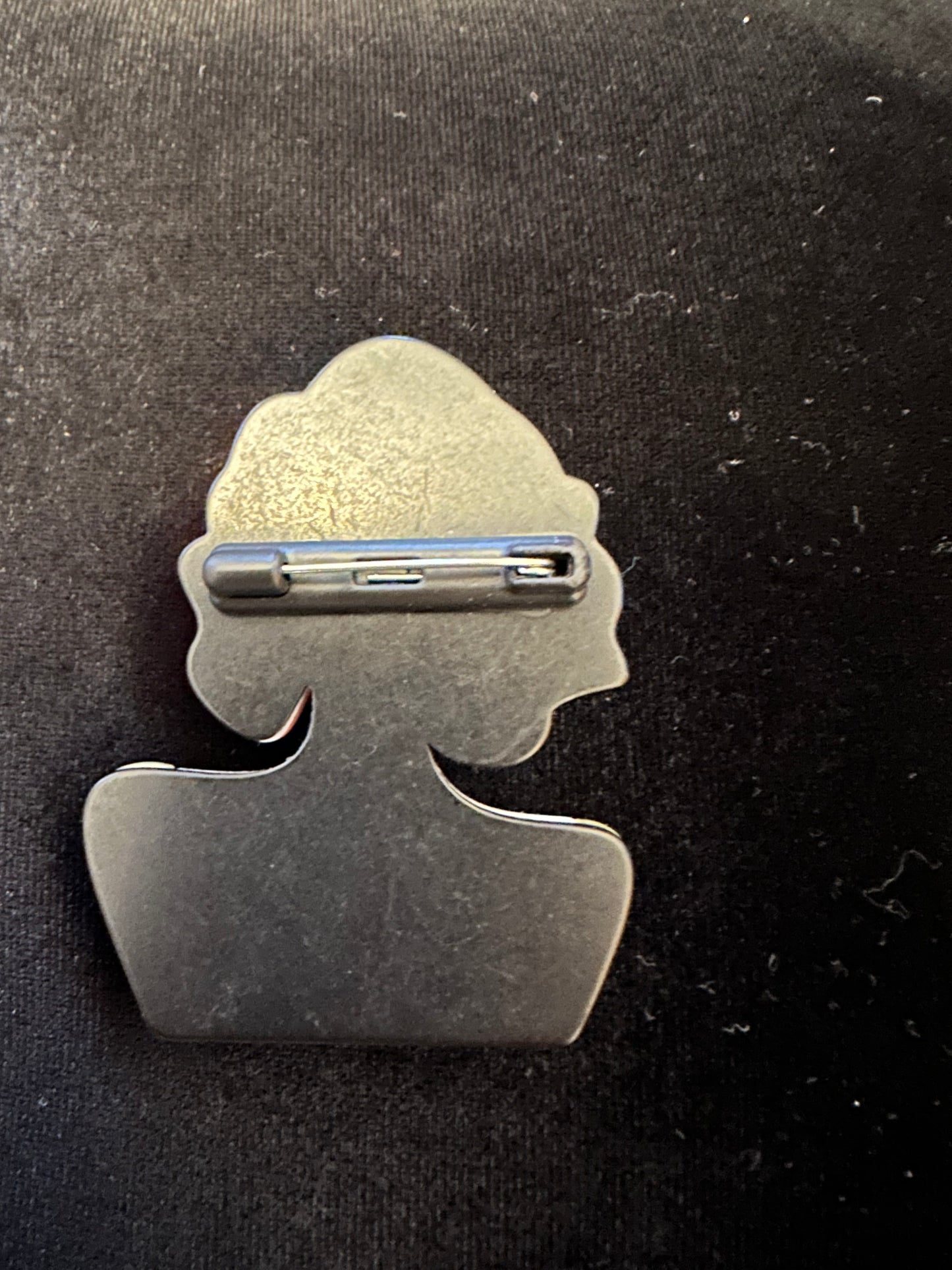 Acrylic vintage ladies style brooch