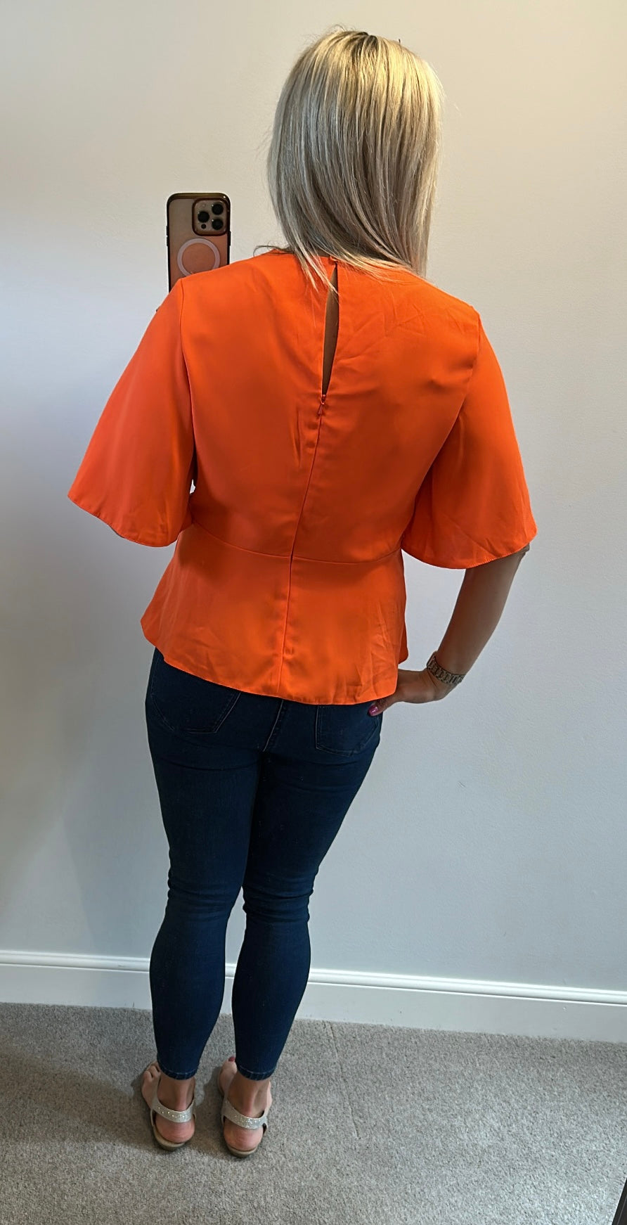Ad lib orange top size 12