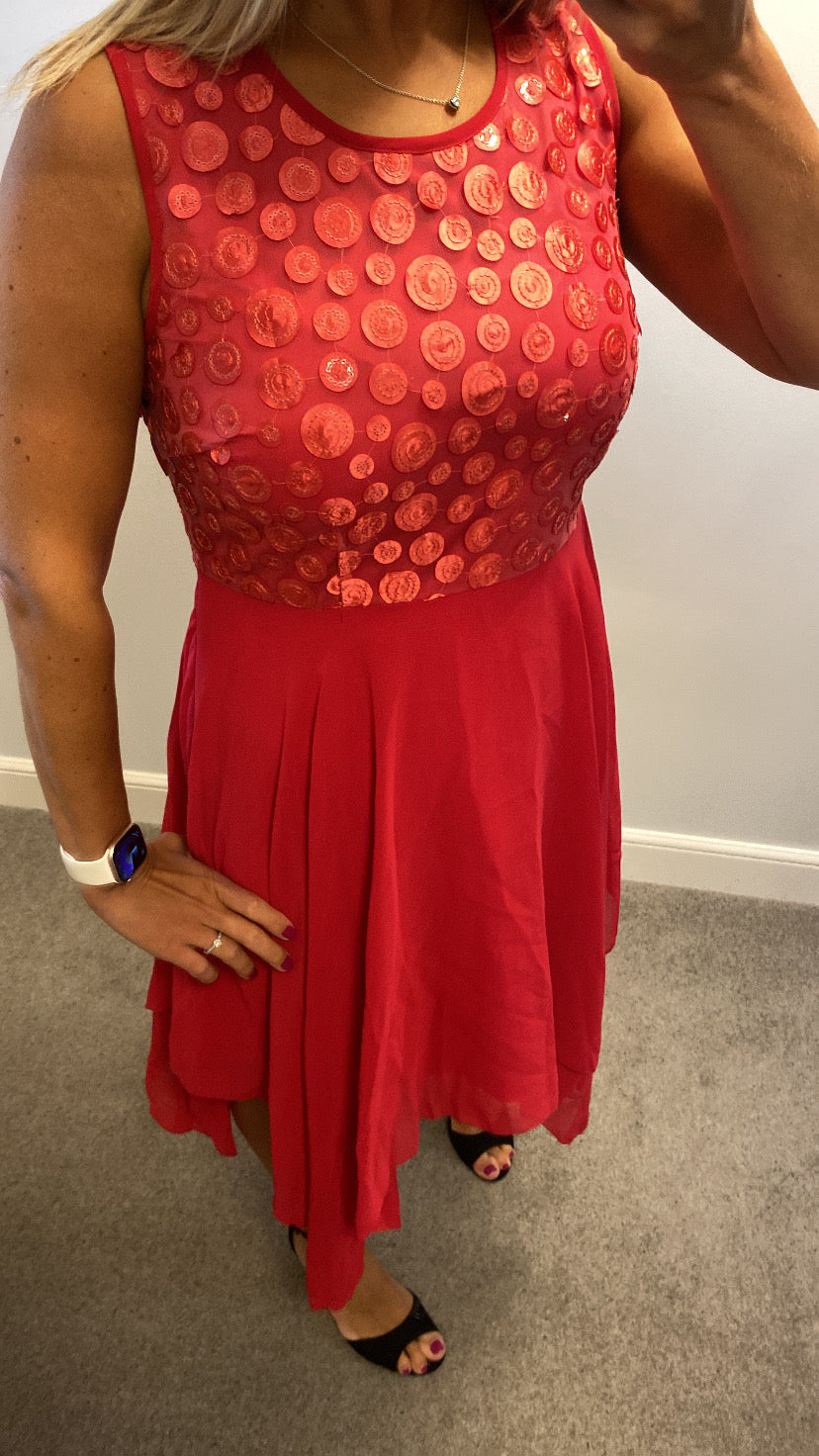 Body flirt cerise pink dress size 14