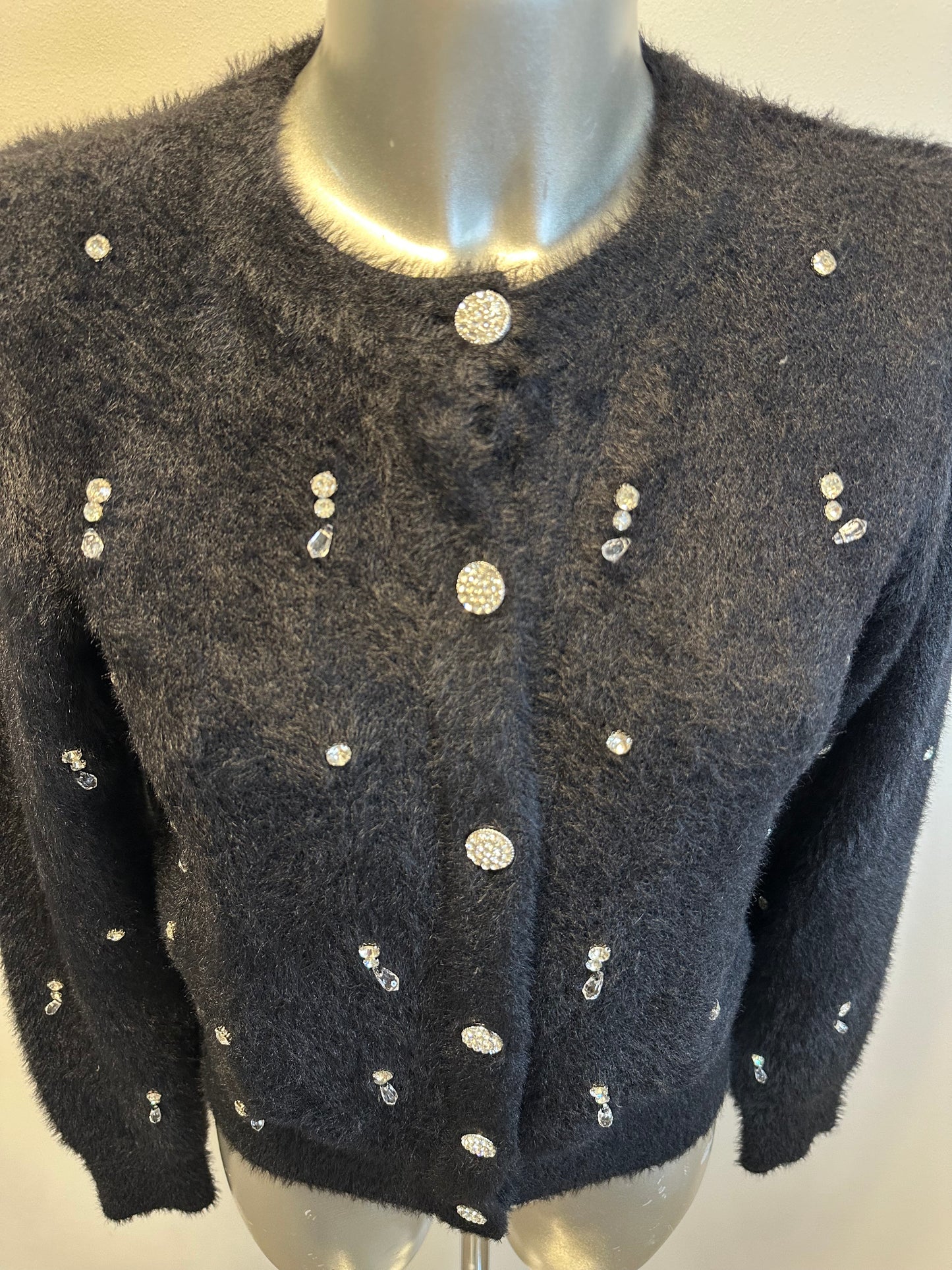 River island black embellished cardigan size 12 brand new with tags RRP £55