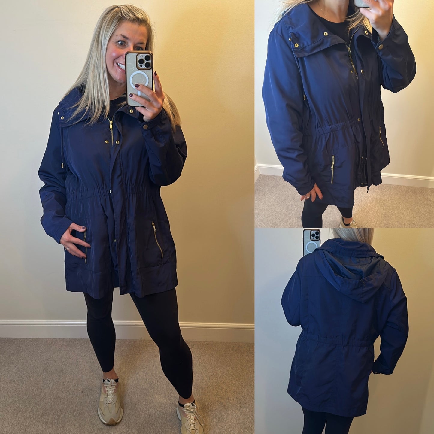 Studio 8 London navy jacket size 20