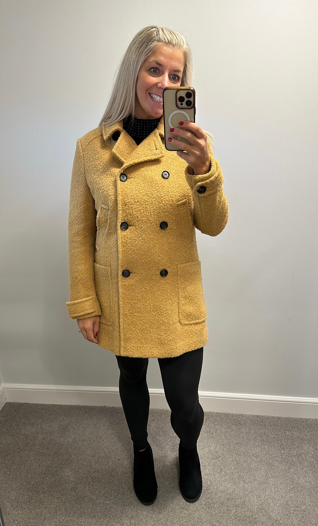 Next outerwear Mustard yellow jacket size 12