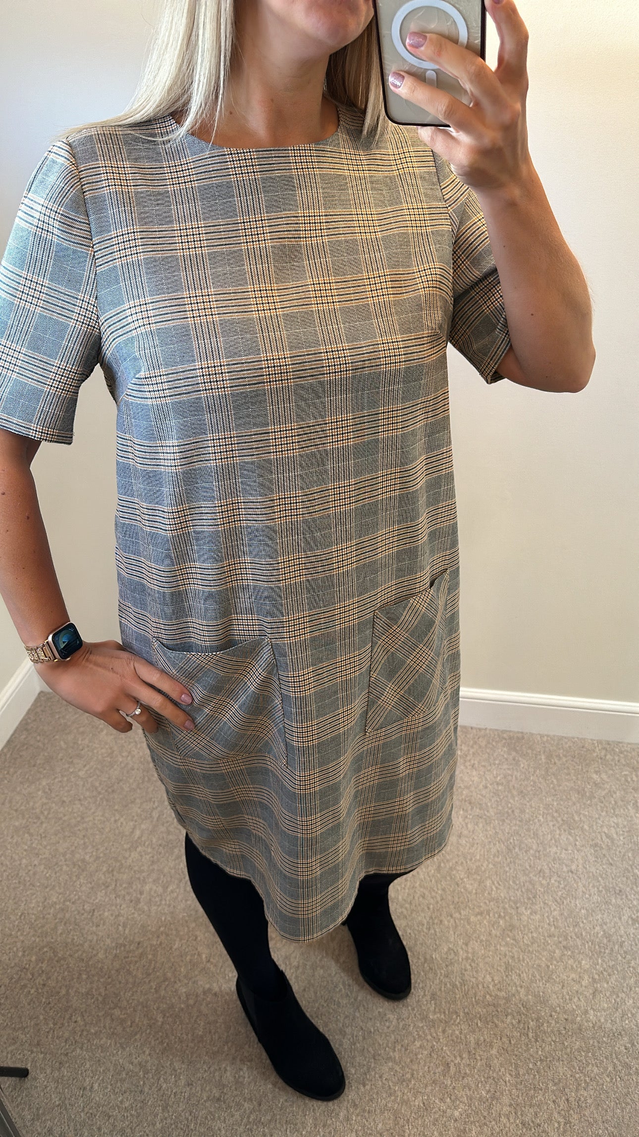 Next tailored checked dress size 16