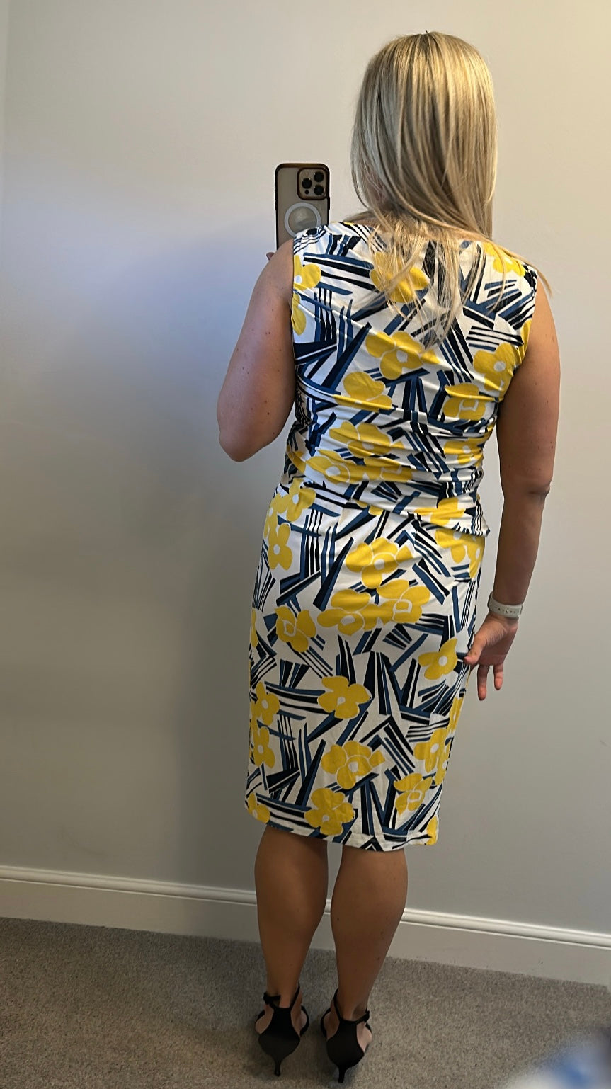 Betty Jackson floral print dress size 14