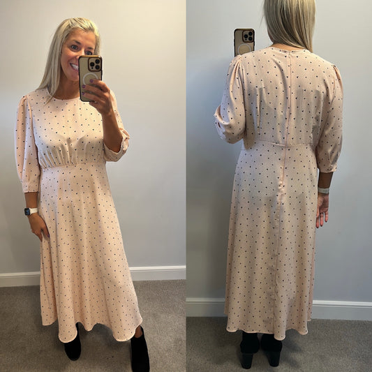 Marks and Spencer’s rose heart print dress size 16 brand new with tags RRP £39.50