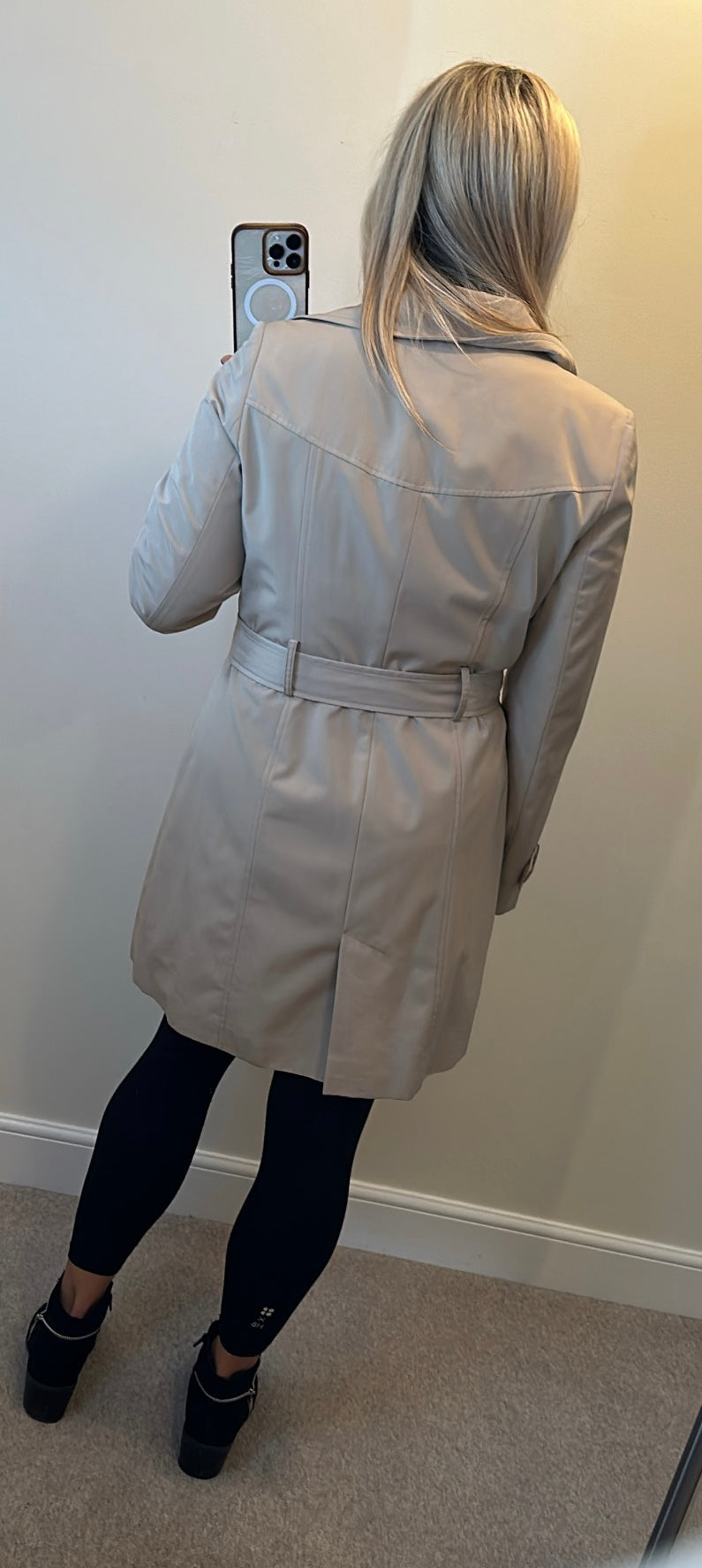 George trench coat size 14