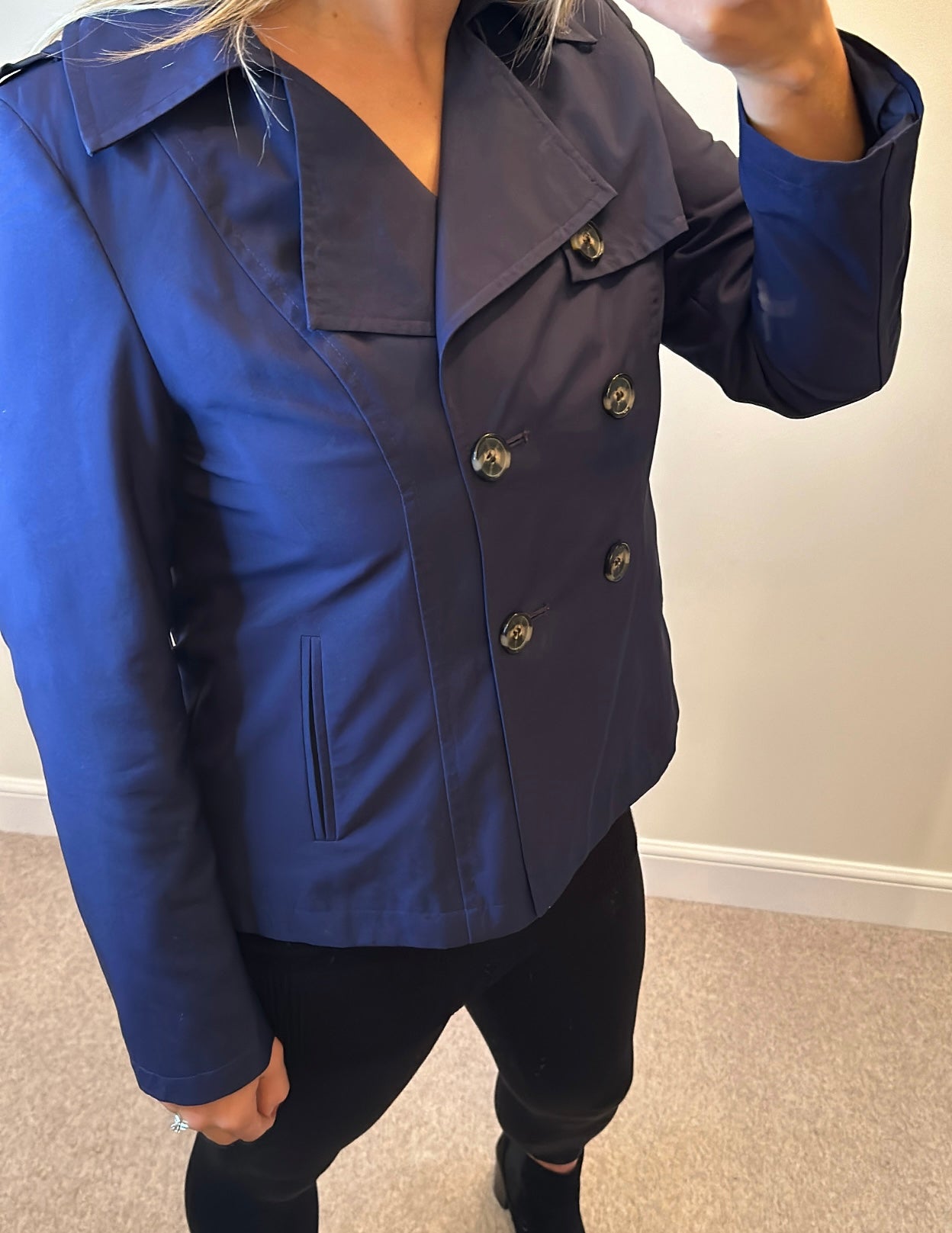 M&S collection navy jacket size 12