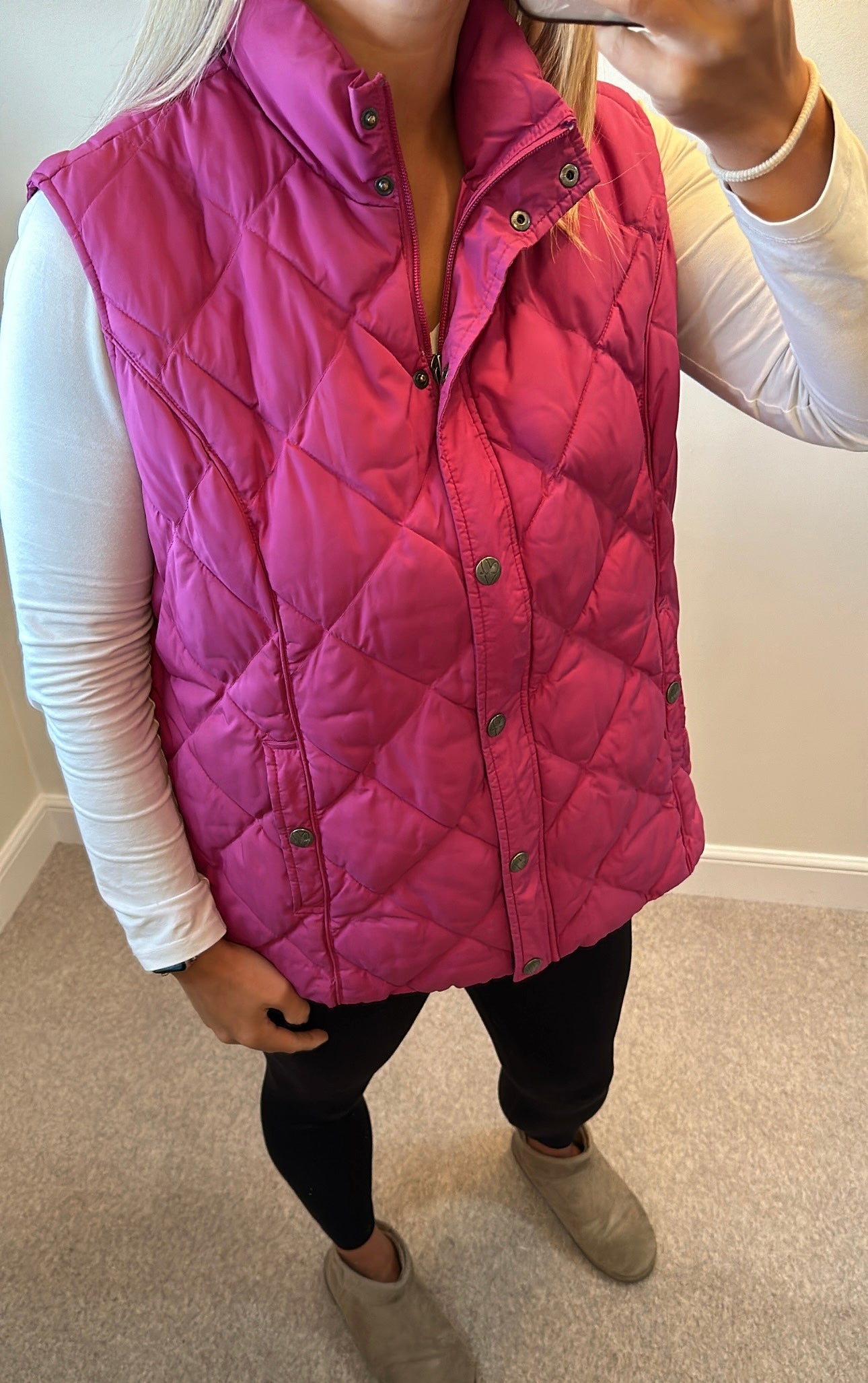 Peruna purple water repellent gilet size xl fit upto size 16