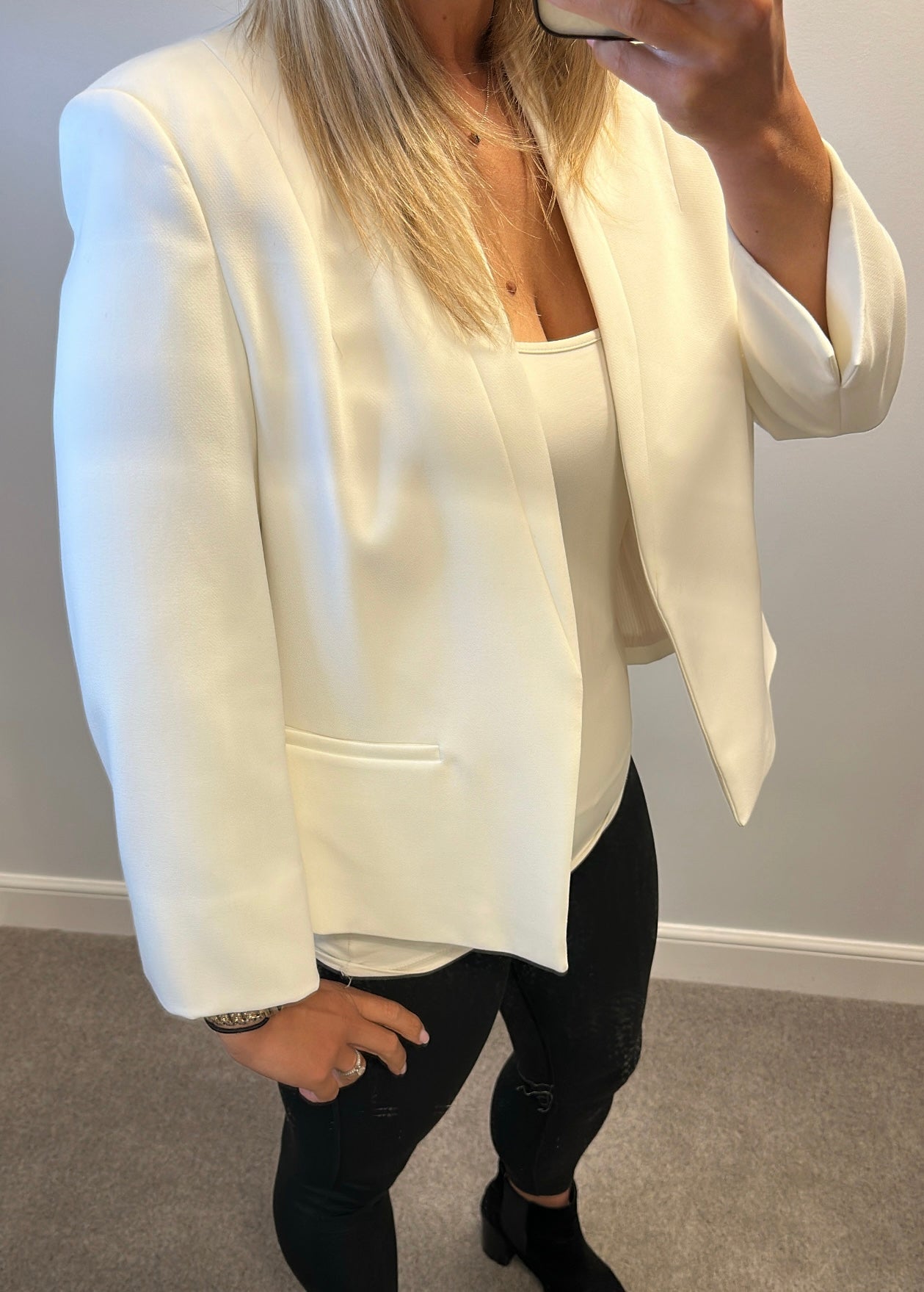 Next tailoring white jacket size 18