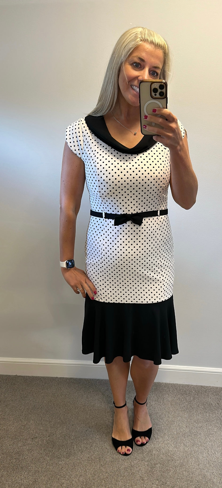 Izabella polka dot dress size 12