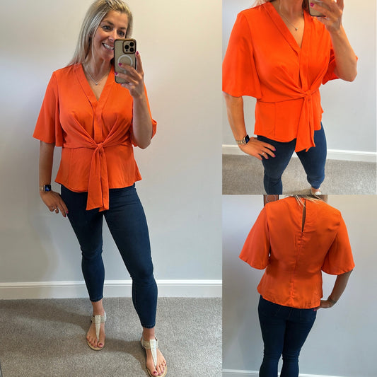 Ad lib orange top size 12