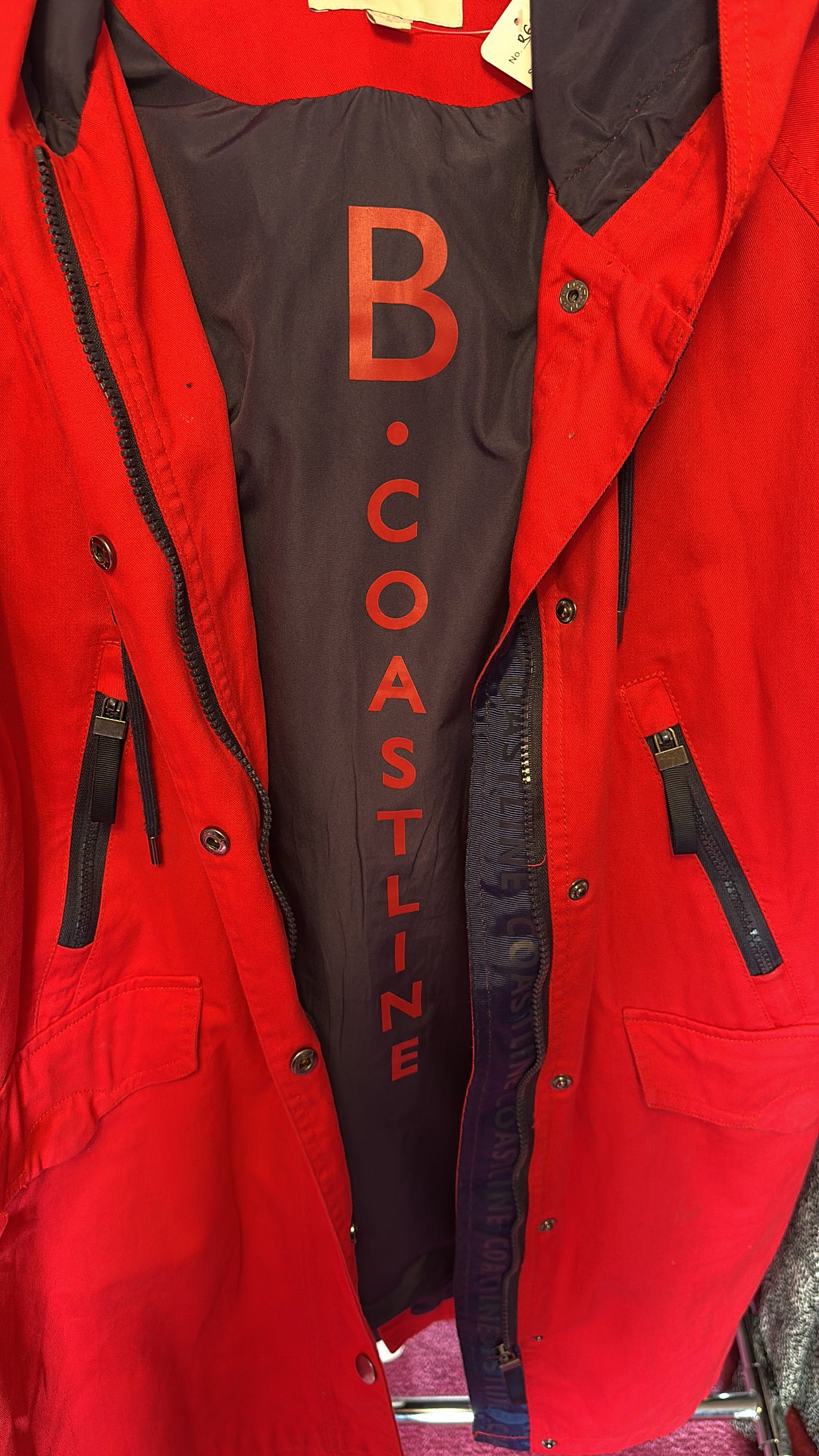 Coastline red jacket size 16