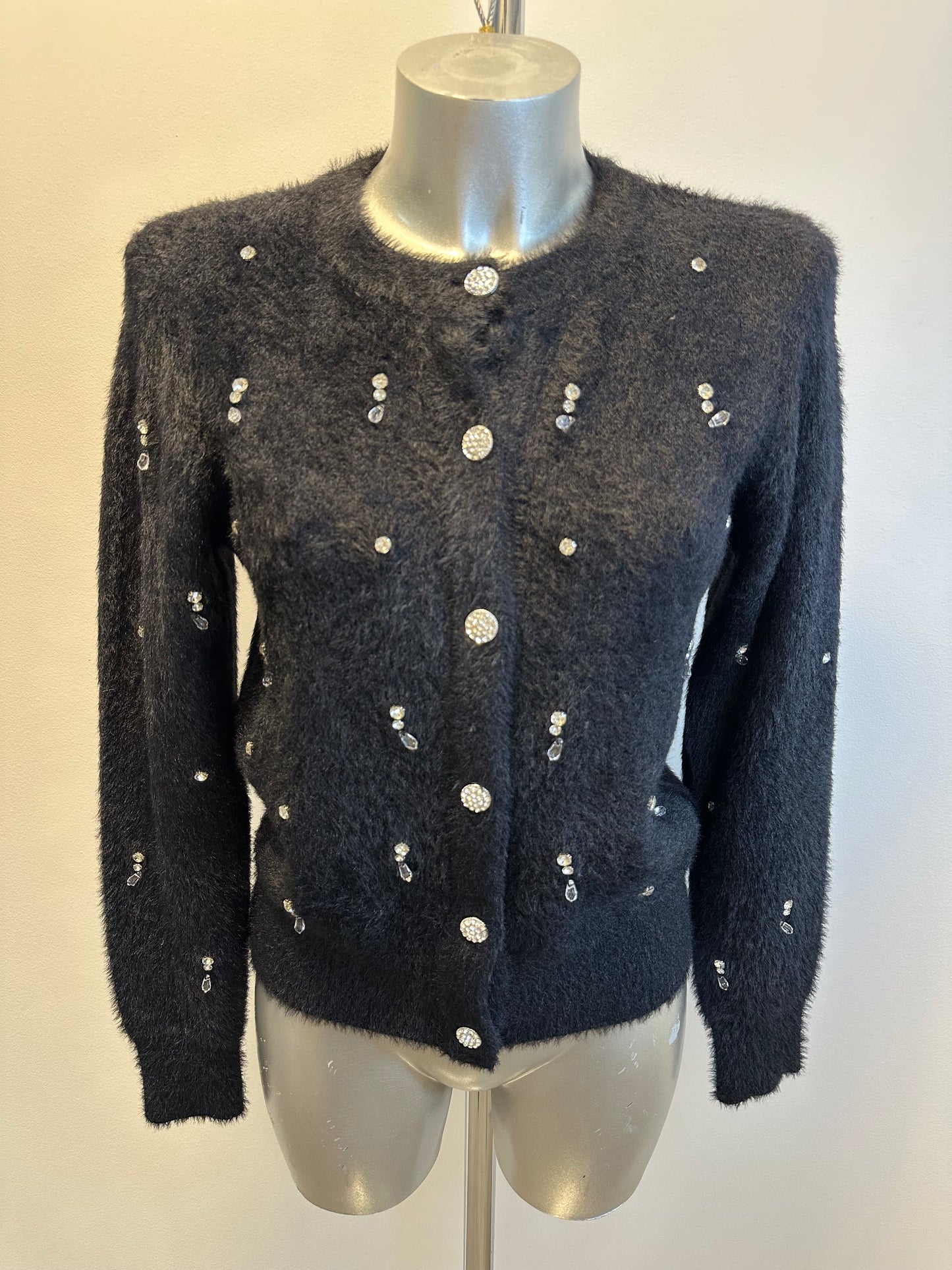 River island black embellished cardigan size 12 brand new with tags RRP £55