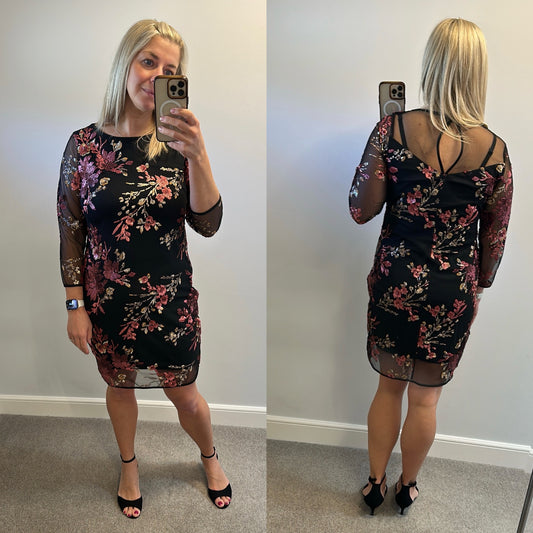 Roman black sequin dress size 14 brand-new with tags RRP £60
