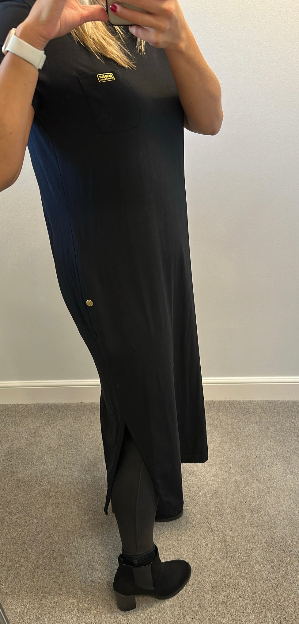 Barbour black dress size 16