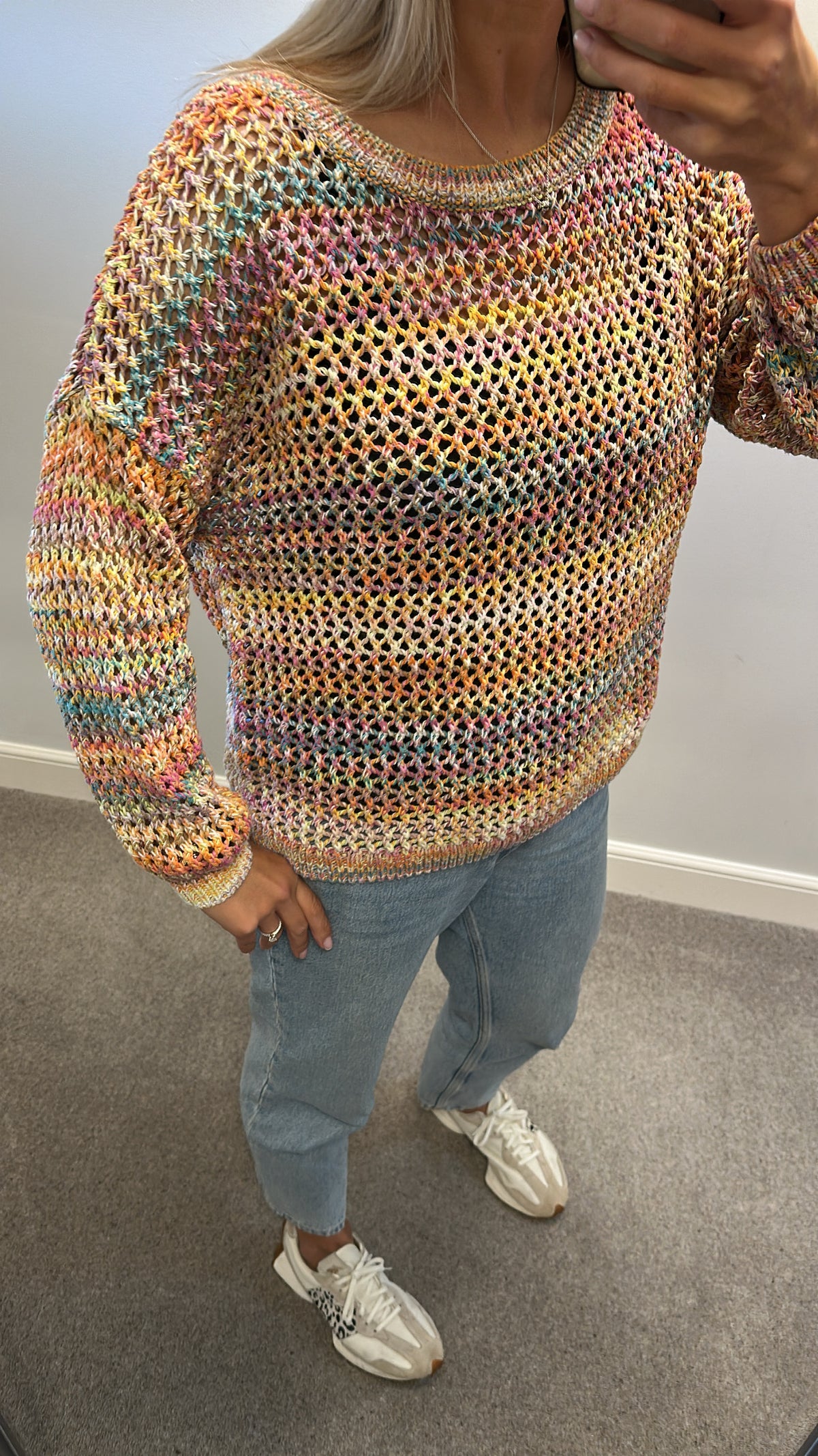 Next pastel colour knit jumper size XL would fit upto size 18