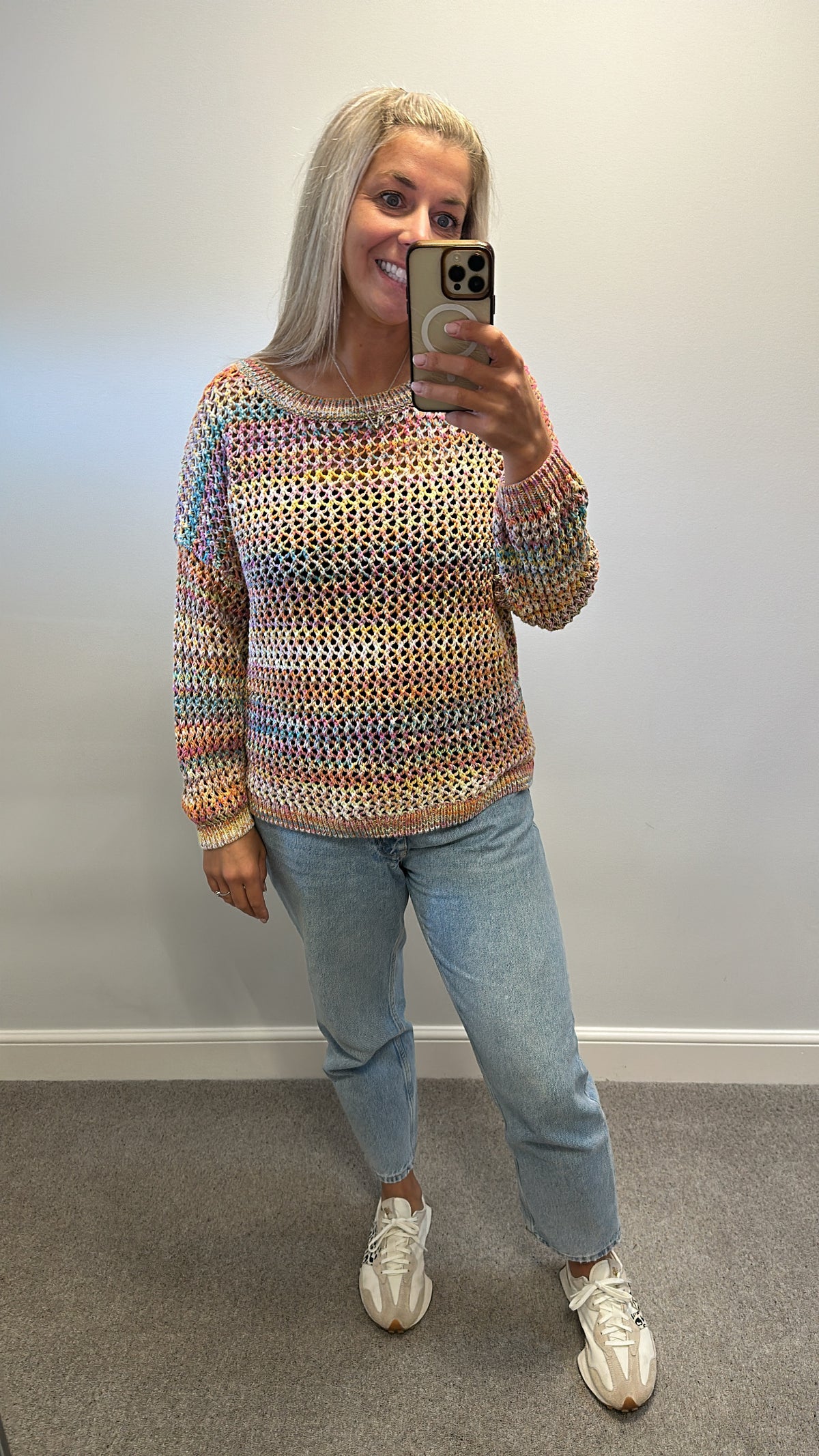 Next pastel colour knit jumper size XL would fit upto size 18