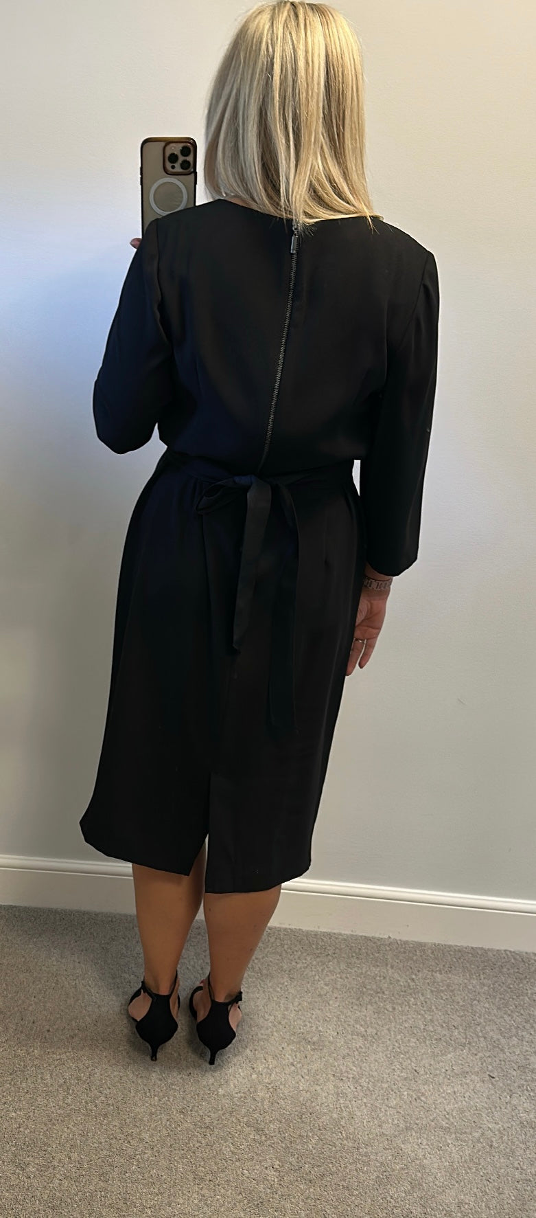 Next black tailored dress size 16