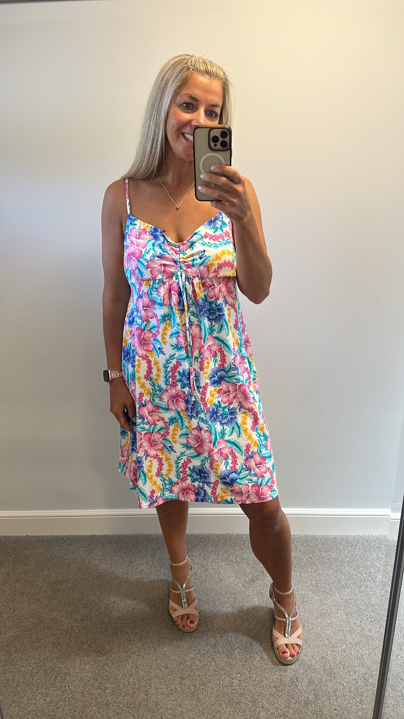 Mantaray floral dress size 16