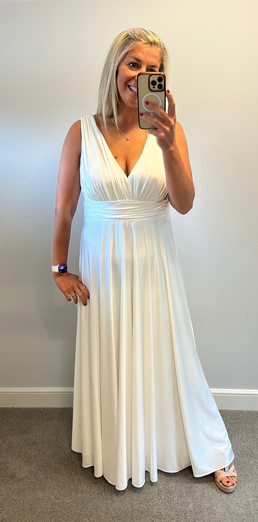 BIBA white dress size 18