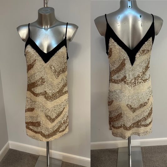 River island sequin dress size 10 brand new with tags