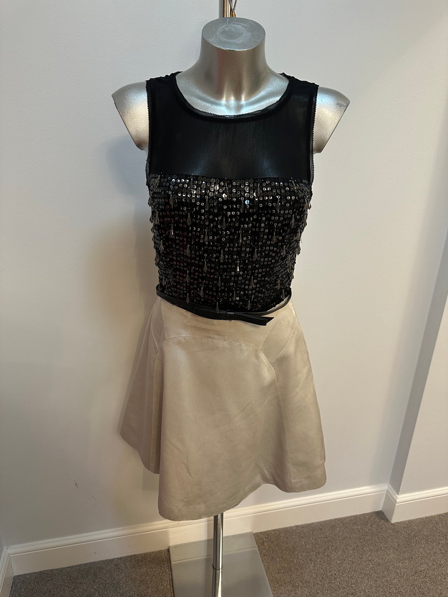 Karen millen sequin dress size 10