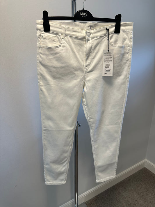 Jasper Conran white jeans brand new with tags size 16
