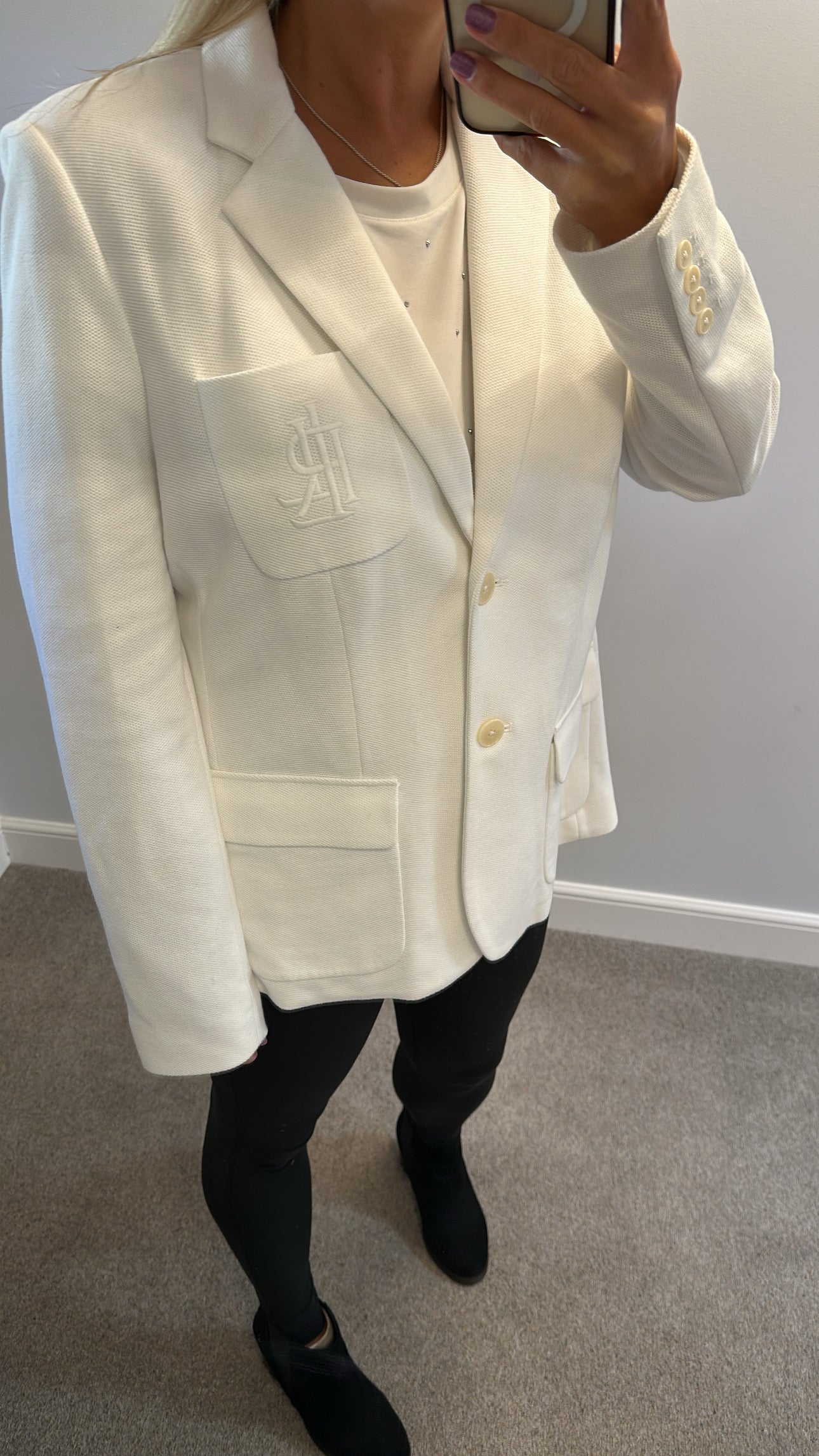 Ralph Lauren white blazer size XL