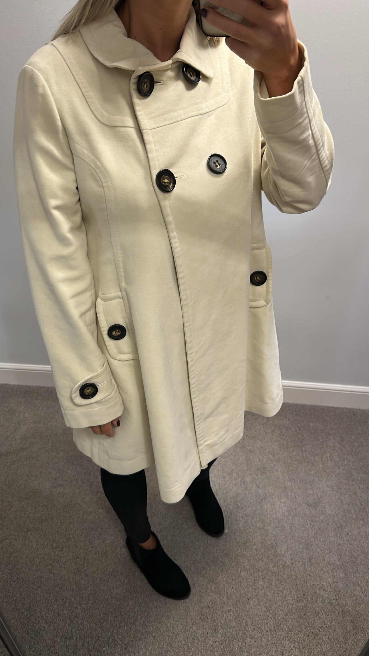 Next cream jacket size 16