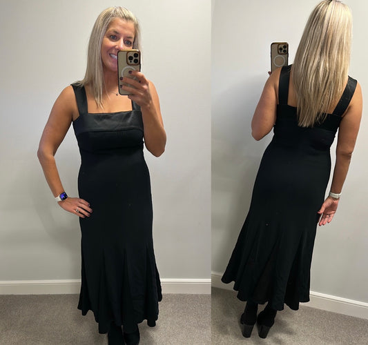 Alex and co black evening dress size 12