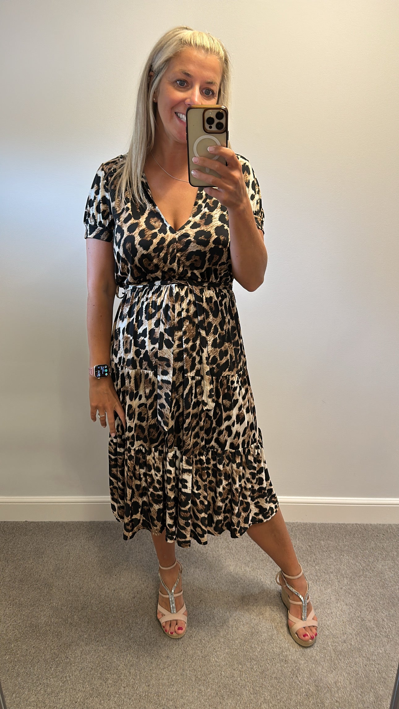 Fifilles Paris Animal print dress one size fitting upto size 16